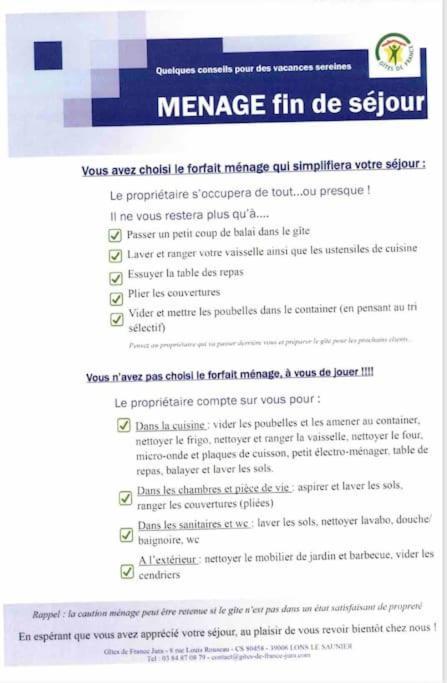 Gite Des Lacs Jumeaux Clairvaux-les-Lacs Eksteriør bilde